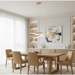 إنارة معلقة موديا - 60 واط - ذهبي