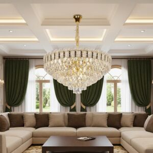 ثريا تيجا 80 سم - ذهبي