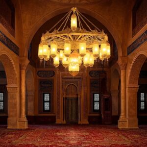 ثريا اسلامي مساجد وقصور - 7 قطع - ذهبي