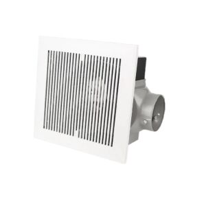 مروحة شفط سقف دكت مربع شبك حديد 30x30 - ابيض