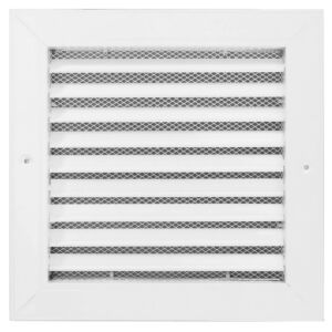 غطاء شبك شفاط خارجي 20x20 - ابيض