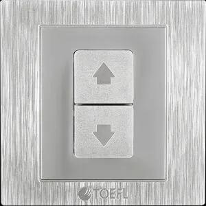 مفتاح شتر ستارة كهرباء 16 امبير لون فضي توفل