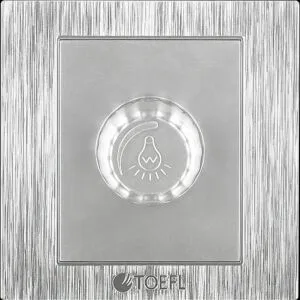 مفتاح دايمر لمبة 1000 واط لون فضي توفل