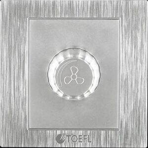 Toefl 300W Fan Dimmer Switch Silver