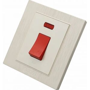 مفتاح مكيف مربع 45 امبير 7x7سم لون لولي توفل