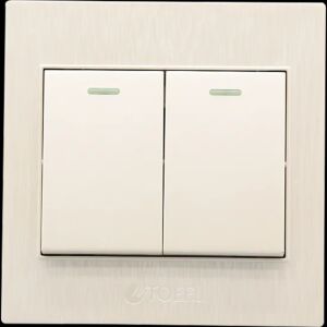 مفتاح إضاءة ثنائي لون لولي توفل