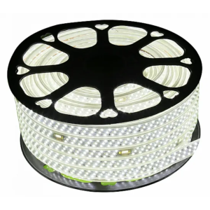 شريط ليد زينة لون ابيض 180 شريحة لفة 50 متر ماركة توفل