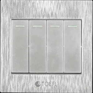 مفتاح رباعي لون فضي توفل