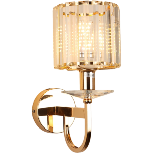إضاءة جدارية مفرد - ذهبي