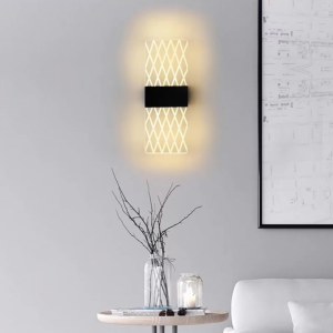 إضاءة جدارية دايجونل - أسود