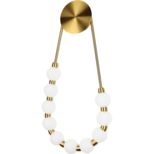 إبليك جداري مودرن 9 واط - روز ذهبي مصفر