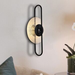 إضاءة جدارية سباركل - اسود