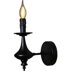 إضاءة جدارية مودرن اسود E14