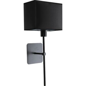 إضاءة حائط مودرن مفرد - اسود