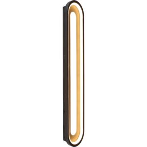 اضاءة جدارية مودرن اسود لون الانارة 3اضاءات 48 واط