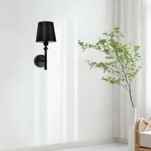 اضاءة جدارية الفاجو - اسود