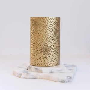 حامل شموع اكسبلوديد دوتس - ذهبي