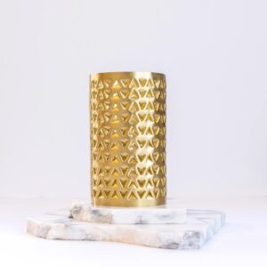 حامل شموع بيل تريانجل - ذهبي