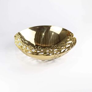 وعاء تقديم كبير شامبا - ذهبي