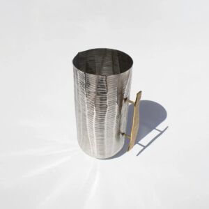 إبريق سترايب 3 لتر - فضي وذهبي