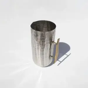 إبريق سترايب 3 لتر - فضي وذهبي