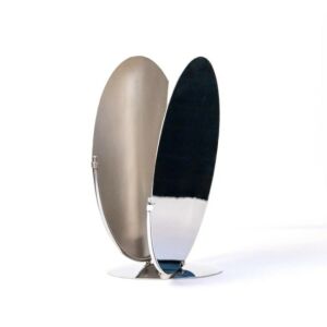 شمعدان صغيرة بارو - فضي