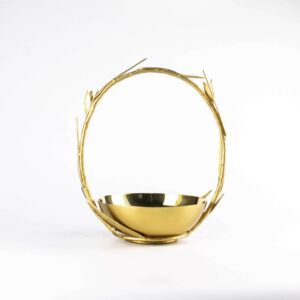 وعاء تقديم زنبق البوق - نحاسي