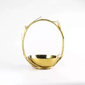 وعاء تقديم زنبق البوق - نحاسي