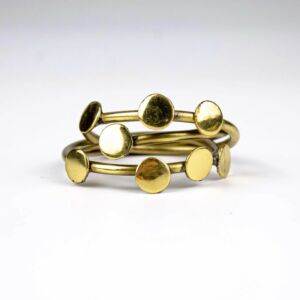 حلقة منديل رومو - نحاسي