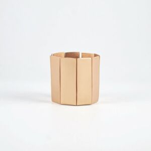 شمعدان مضلع باولا - نحاسي