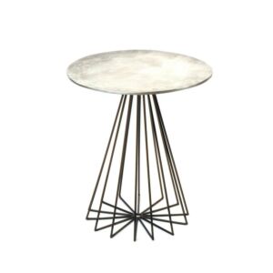 طاولة جانبية سوناما - فضي