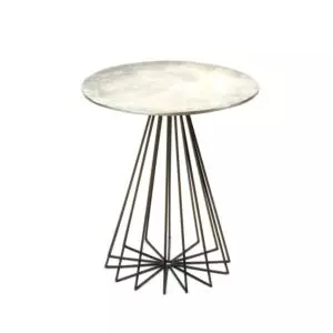 طاولة جانبية سوناما - فضي