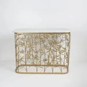 كونسول بامبو - ابيض وذهبي