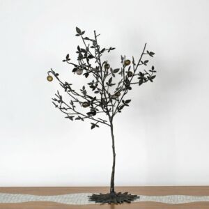 تحفة ديكور شجرة أوراق البيل - نحاسي