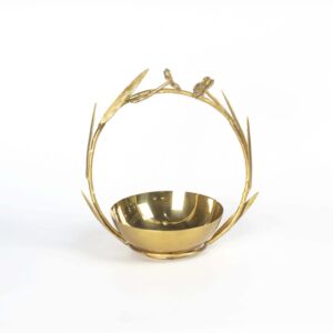 وعاء تقديم زهور السوسن - نحاسي