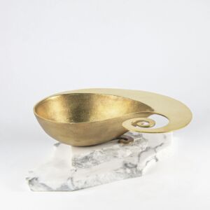 وعاء تقديم مكسرات بيسلي - نحاسي