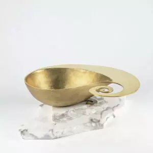 وعاء تقديم مكسرات بيسلي - نحاسي