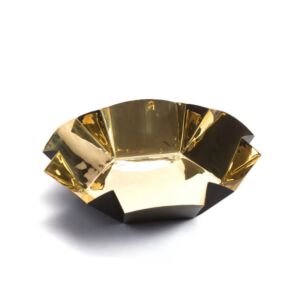 وعاء تقديم أوريغامي مانيش بول - نحاسي