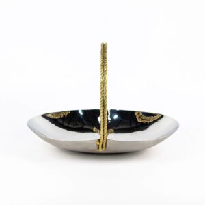 وعاء تقديم رونو - نحاسي وفضي