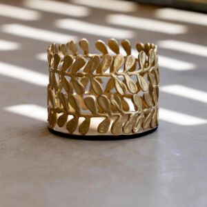 حامل شموع إيميلي - ذهبي