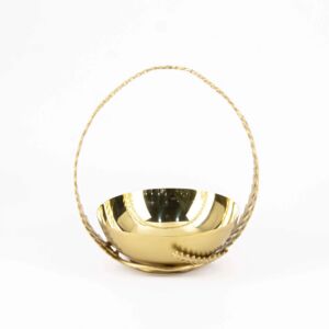 وعاء تقديم فيرن ليف - نحاسي