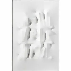 لوحة جدارية الفيرا - ابيض