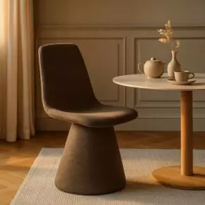 كرسي طعام بونفيست - بني