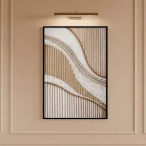 لوحة وديكور جداري ثلاثي الأبعاد بروناي - بيج