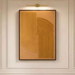 لوحة وديكور جداري ثلاثي الابعاد هيلين - بني