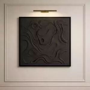 لوحة وديكور جداري ثلاثي الابعاد كاميلا - رمادي غامق