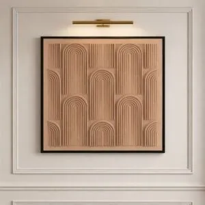 لوحة وديكور جداري ثلاثي الأبعاد هارموني - بني