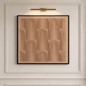 لوحة وديكور جداري ثلاثي الأبعاد هارموني - بني