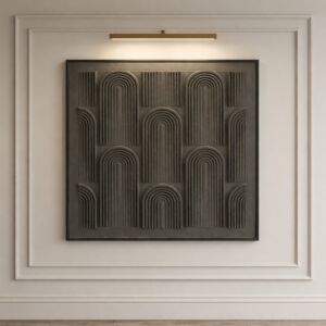 لوحة وديكور جداري ثلاثي الأبعاد هارموني - رمادي غامق