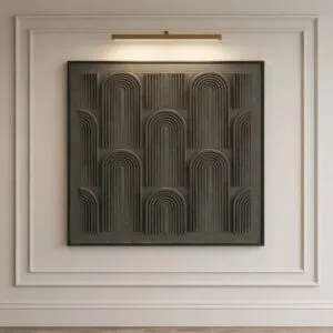 لوحة وديكور جداري ثلاثي الأبعاد هارموني - رمادي غامق